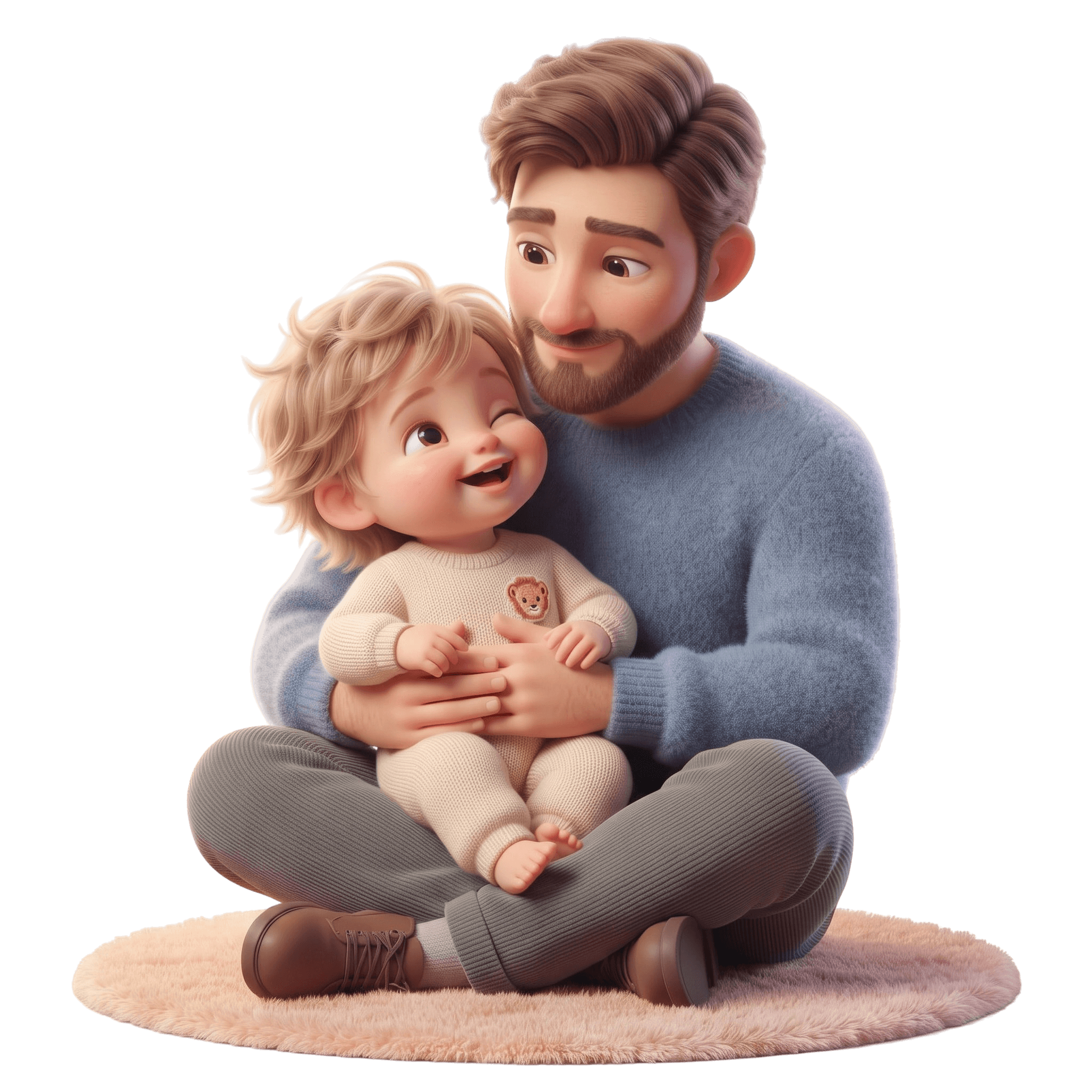 A parent and toddler enjoying quiet playtime together